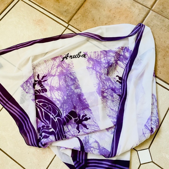 Hand Painted Pareo Coverup - Picture 10 of 17